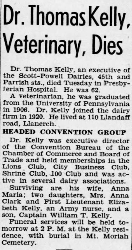 Kelly dies